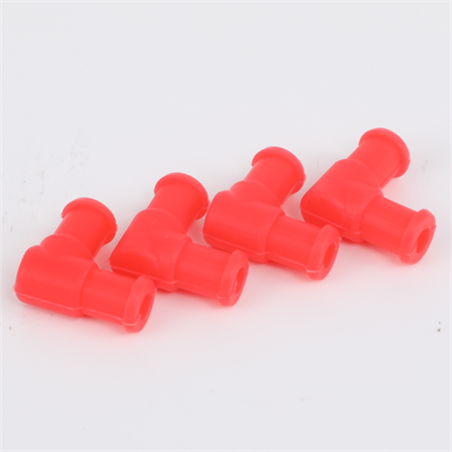 L-shaped 2 ways silicone parts hose tube joint