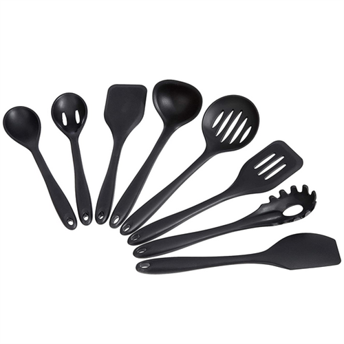 Non-stick heat resistant silicone kitchen cooking utensils set