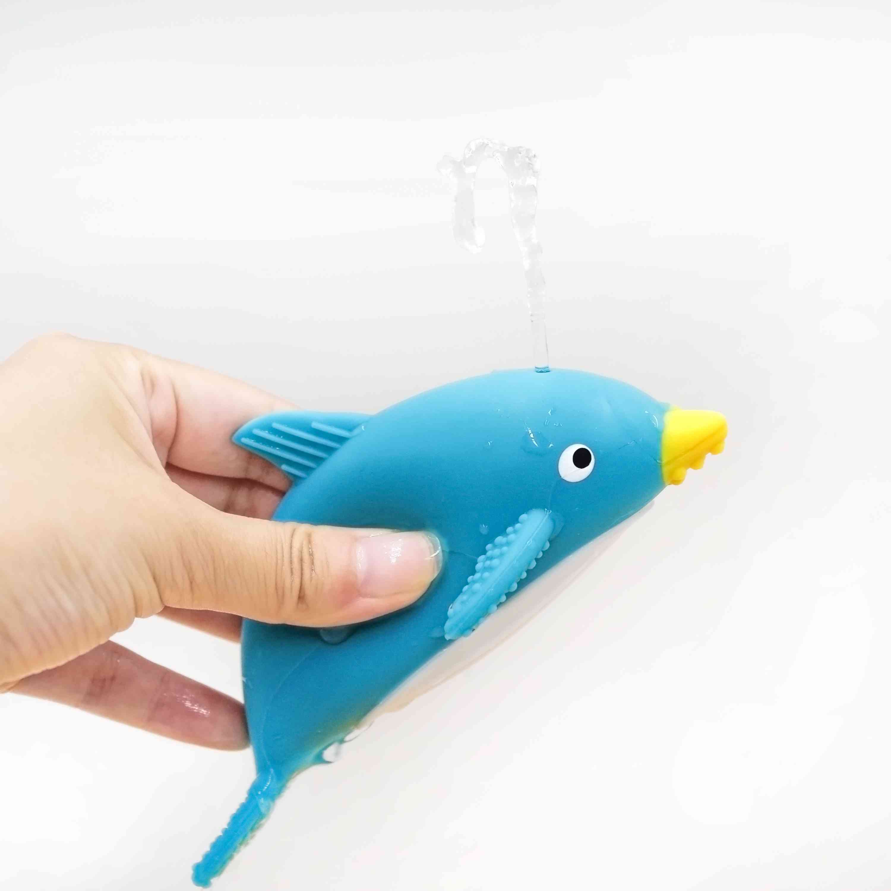 Silicone baby teether squeeze bath toys