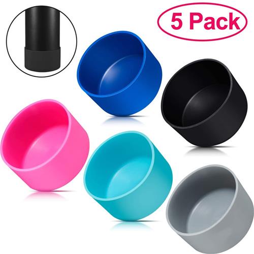 Protective silicone sleeve base for glass bottle