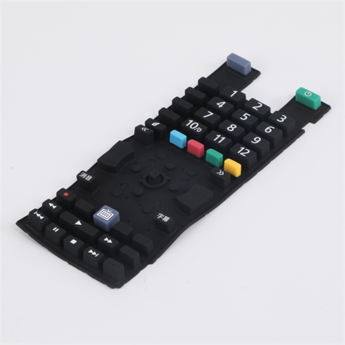 Wear resistant ink spray for silicone keypads