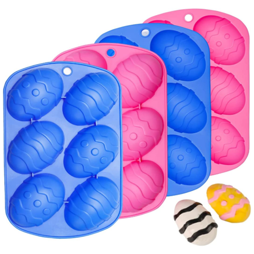 Silicone non-stick egg shaped DIY cake and chocolate mold