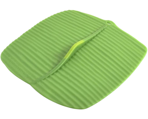 Banana leaf silicone lid for food storage