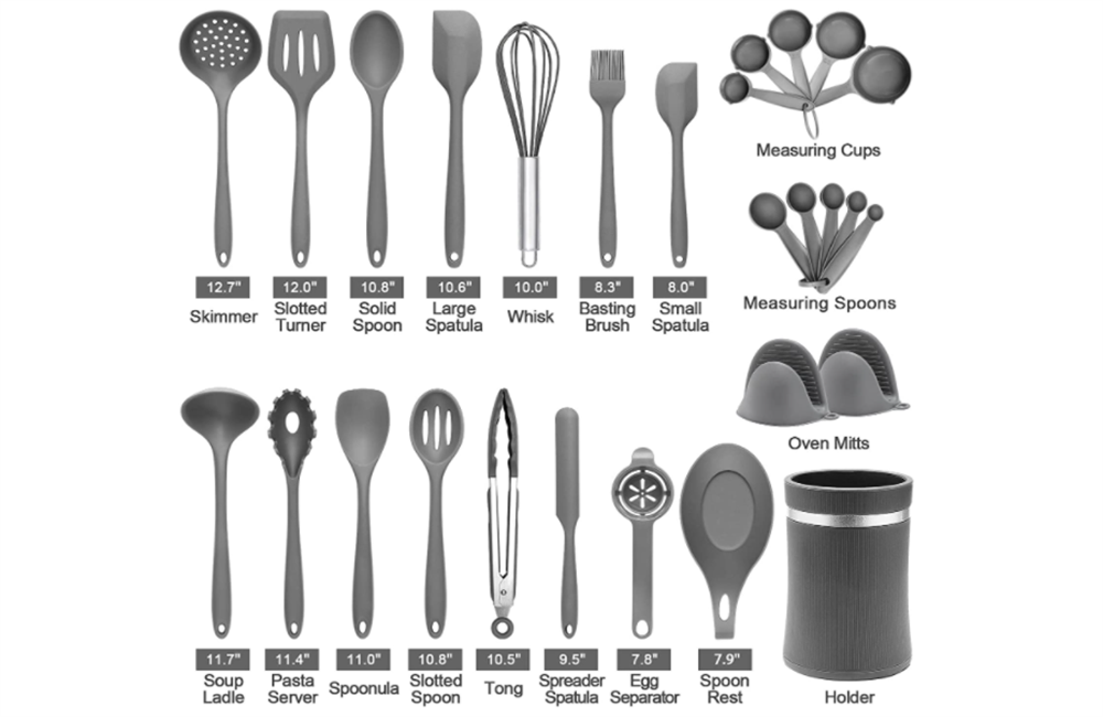 The introduction of the types of silicone kitchen utensils(图1)