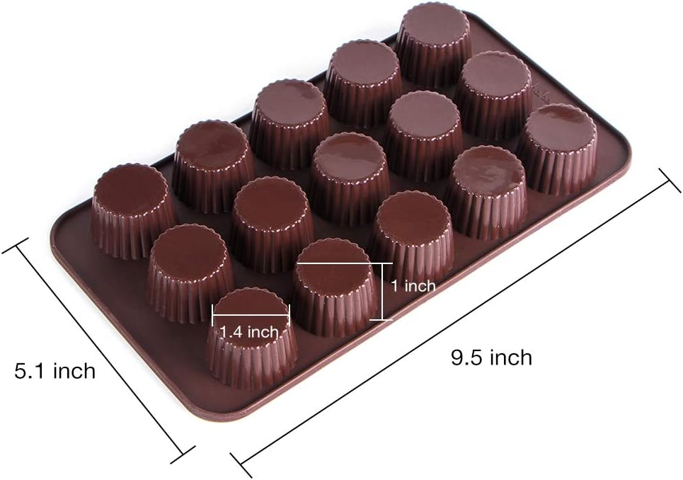 Silicone baking molds for chocolate,candy,jelly(图1)