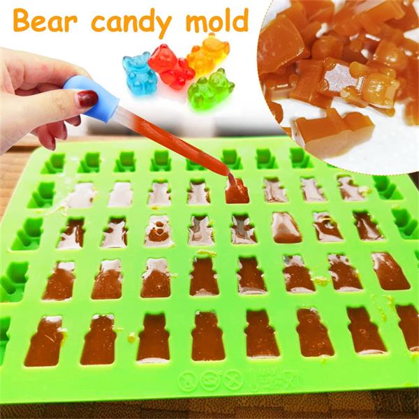 Gummy bear silicone candy molds(图1)