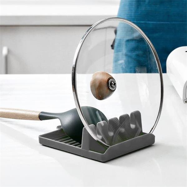 Silicone multipurpose utensil drip tray holder(图2)