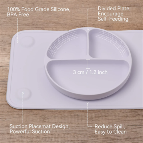 Silicon Baby Placemats: Combining Functionality and Style(图1)